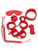 Set Eross Bondage 7pcs Rosu