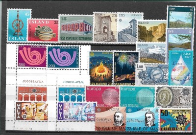C5641 - lot timbre Europa-cept - nestampilate MNH foto