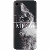 Husa silicon pentru Apple Iphone 6 Plus, Meow Cute Cat