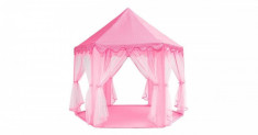 Cort de joaca cu perdele - Princess Palace #pink foto