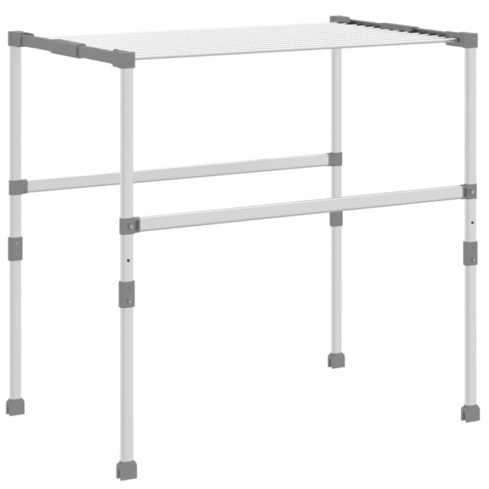 Uscator de rufe, 83x(50-55)x(40-85) cm, aluminiu