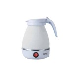 Fierbator pliabil de voiaj 600 W, capacitate 600 ml, protectie supraincalzire, baza inox si silicon
