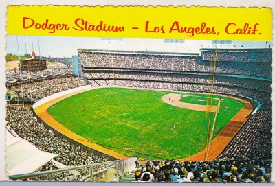 bnk cp USA - Dodger Stadium Los Angerles - uzata - stadioane foto