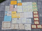 Lot 40 diplome vechi.