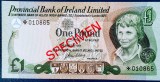 IRELAND -ONE PAUND 1977 P-247 SPECIMEN UNC