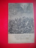 HOPCT 12994 BATALIE ISTORICA- POLONIA -CIRCULAT DIN SUA 1908 SPRE SIRET BUCOVINA- -STAMPILOGRAFIE - CP PICTURA --CIRCULATA