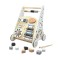 Premergator din lemn xilofon sortator forme labirint spatiu depozitare 4 roti 38x32x45.5 cm