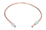 Conducta frana cupru cu niplu WP-005 diametru 4,75 mm, filet exterior, Grosime perete 0,9 mm, filet M10x1/M10x1, lungime 450 mm