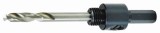 Tija pilot pentru lemn &Oslash;14-30mm 1/2&rdquo; cu burghiu, Raider 157800
