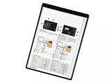 Suport afișare Tarifold cu ramă magnetică A4 pentru documente