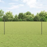 VidaXL Gard Euro cu 22 St&acirc;lpi Gri 1x25 m Oțel