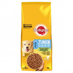 Pedigree Junior cu carne de pui și orez 15 kg foto