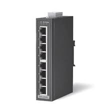 Switch Ethernet neadministrabil 8 porturi 12-48VDC