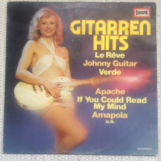 gitarren hits 1977 europa records made in germany disc vinyl lp muzica pop VG