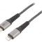 Cablu USB 2.0 Lightning la USB-C 1m Negru 87W