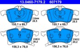 ATE 13.0460-7179.2 set placute frana,frana disc
