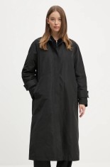 Sandro Ferrone palton femei, culoarea negru, de tranzitie, oversize, SFS15YBEALASKA