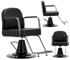 Scaun de frizer hidraulic pivotant pentru salon de coafură suport pentru picioare cromat Scaun de fr