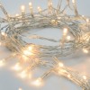 Instalație Lumini de Crăciun, LED, 20 Becuri, Alb Cald, 2.2m, Baterii, 8 Programe, Oem