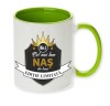Cana maner verde personalizata &quot;Cel mai bun Nas&quot;, INOVATIX&reg;. 330ml, Oem