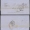 France 1854 Stampless Cover + Content Le Havre to Paris D.849
