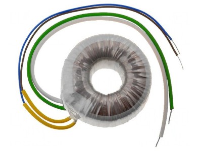Transformator toroidal 20VA 230V 30V 0.667A cu cabluri foto