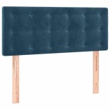 Cumpara ieftin Tablie de pat, albastru inchis, 90x5x78/88 cm, catifea