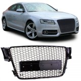 Grila radiator sport lucioasa neagra, potrivita pentru Audi A5 8T 07-11 Performance AutoTuning