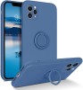 Husa iPhone 12 iPhone 12 Pro 6.1 Ring Albastru Inchis