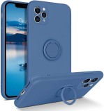 Cumpara ieftin Husa iPhone 12 iPhone 12 Pro 6.1 Ring Albastru Inchis