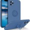 Husa iPhone 12 iPhone 12 Pro 6.1 Ring Albastru Inchis