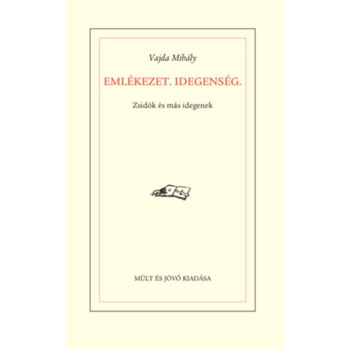 Eml&eacute;kezet. Idegens&eacute;g - Zsid&oacute;k &eacute;s m&aacute;s idegenek - Vajda Mih&aacute;ly