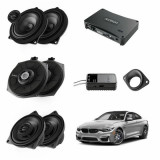 Pachet sistem audio Plug&amp;amp;Play Audison dedicat BMW K4E X4M + Amplificator AP F8.9bit 1040W + Conectica dedicata