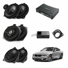 Pachet sistem audio Plug&amp;Play Audison dedicat BMW K4E X4M + Amplificator AP F8.9bit 1040W + Conectica dedicata