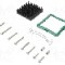 Radiator extrudat, aluminiu, 40mm x 40mm, neagra, Advanced Thermal Solutions - ATS-61400D-C1-R0