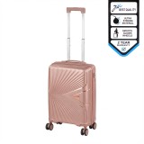 TraveLux Endure valiză de cabină cu hard top 55x40x20 cm aur roz
