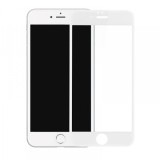 Folie Sticla Full Cover Alba pentru iPhone 6/6S, Protectie Ecran Premium
