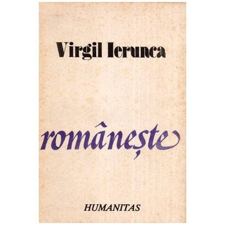 Virgil Ierunca - Romaneste - 114043