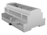 Carcasă şină DIN 90.5x142.3x62mm gri