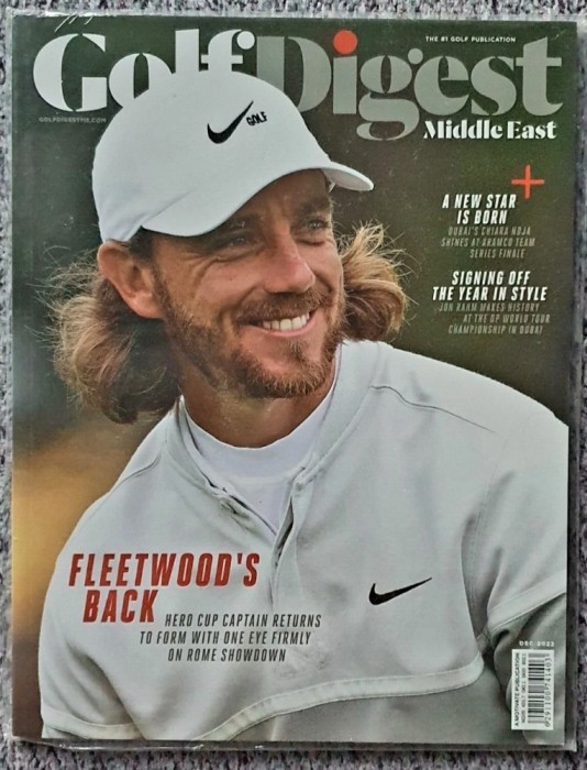 Revista Golf Digest, Orientul mijlociu, Decembrie 2022, in limba engleza