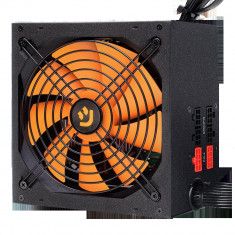 Sursa nJoy Legion 600, 600W, semi-modulara, 80 Plus Silver, Eff. 88%, Active PFC, ATX12V v2.3, 1x140mm fan, certificata ECOVA, retail foto