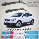 Ștergătoare TeamCar&reg; Nissan Qashqai J10 (2007&ndash;2013) | Set Complet Față