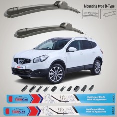 Ștergătoare TeamCar&reg; Nissan Qashqai J10 (2007&ndash;2013) | Set Complet Față