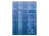 Blocnotes A4 Clairefontaine Pupitre, 80 file, matematica, spirala dubla, hartie 90g/mp