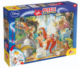 Puzzle 2 In 1 Lisciani, Cartea Junglei, Plus, 108 piese