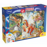 Puzzle 2 In 1 Lisciani, Cartea Junglei, Plus, 108 piese