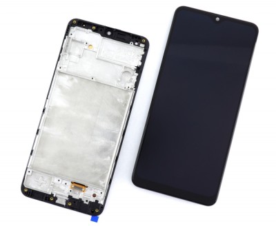 Display Samsung Galaxy M32 M325 TFT cu Rama Black Negru foto