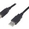 Cablu USB 2.0 A-B 5m Negru
