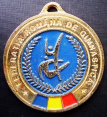 5.108 ROMANIA MEDALIE FEDERATIA ROMANA DE GIMNASTICA 49mm I
