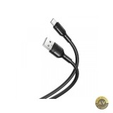 Cablu Date si Incarcare USB-A - USB-C XO Design NB212 18W 1m Negru